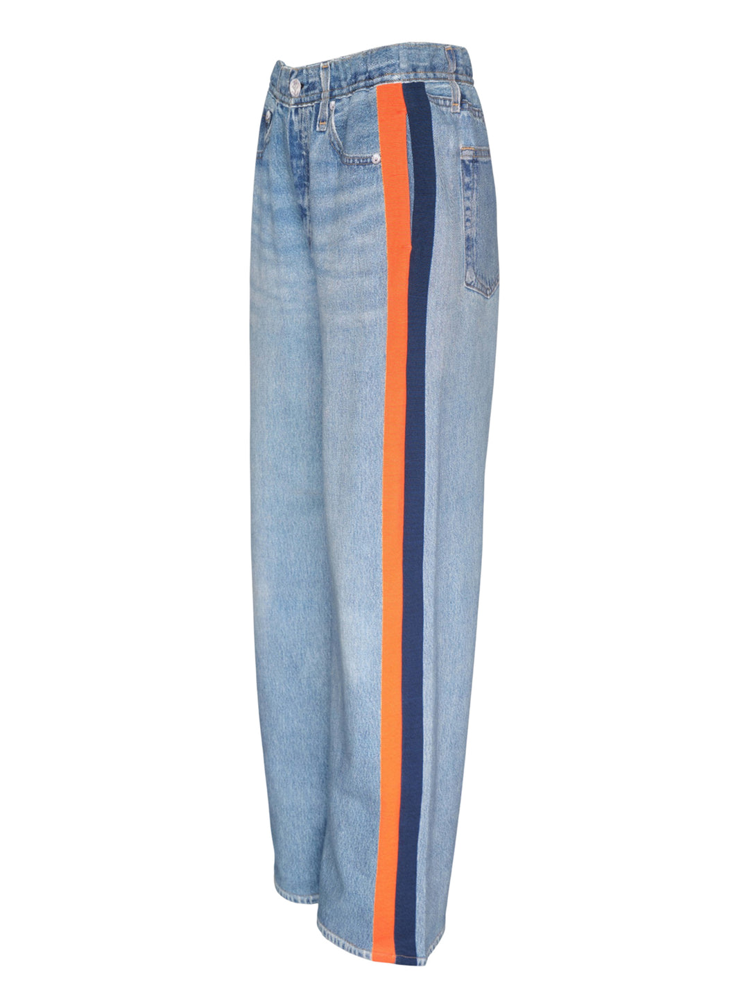 rag & bone Side Stripe Wide Leg Jeans - view 3