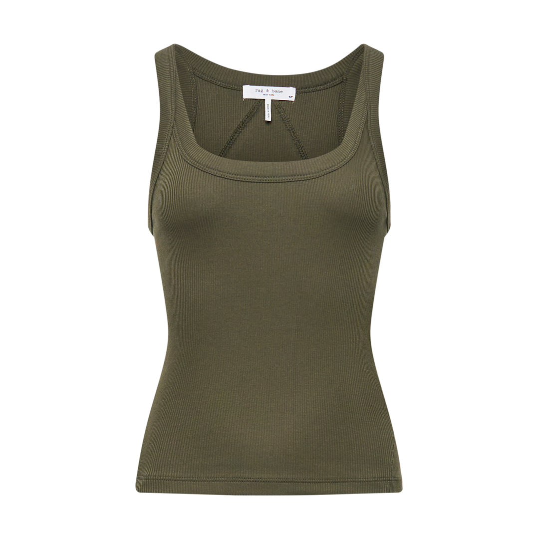 rag & bone Essential Rib Wide String Tank – Available at Club 21, Official Retailer in Singapore, Malaysia & Thailand with Global Shipping Online