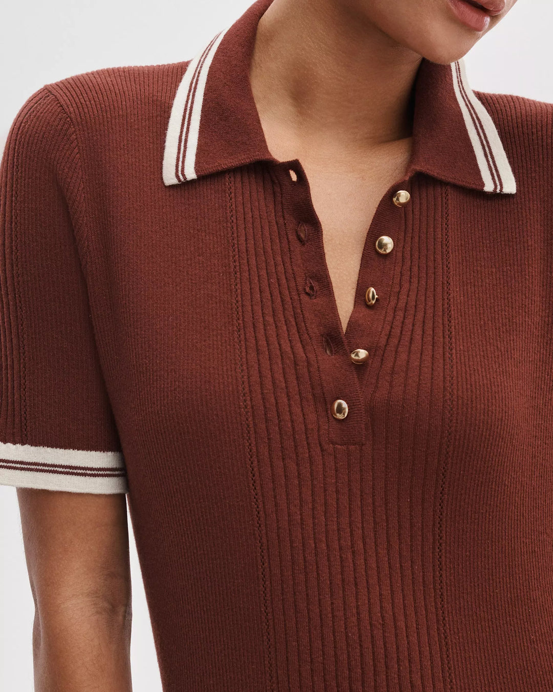Laurie Tipped Short Sleeve Polo