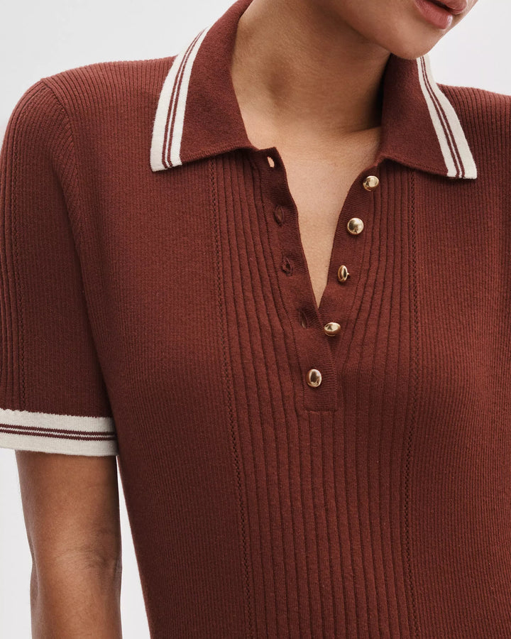 Laurie Tipped Short Sleeve Polo