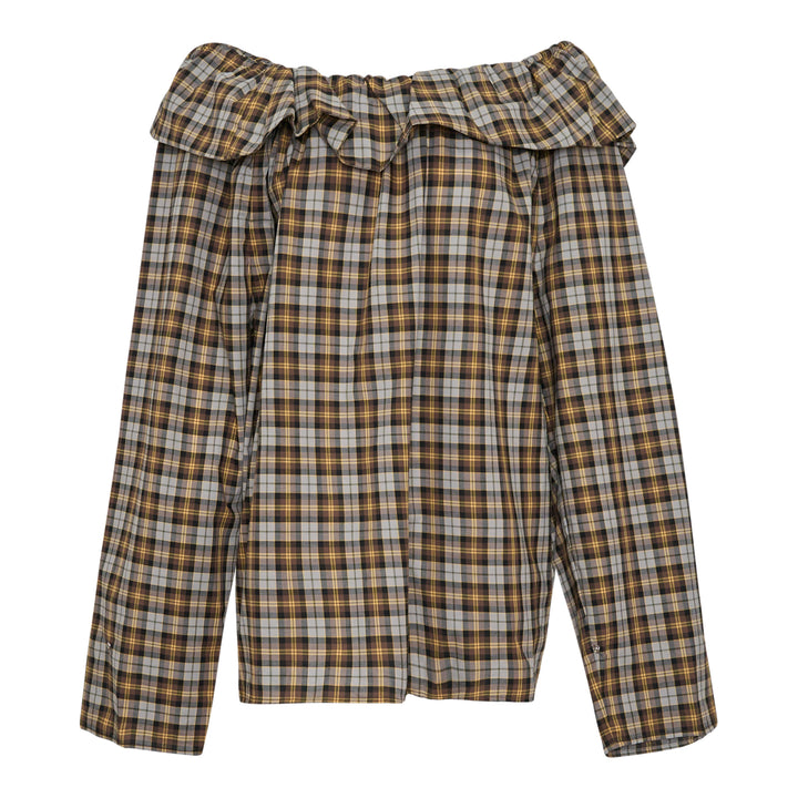 MSGM Plaid Blouse – Available at Club 21, Official Retailer in Singapore, Malaysia & Thailand with Global Shipping Online