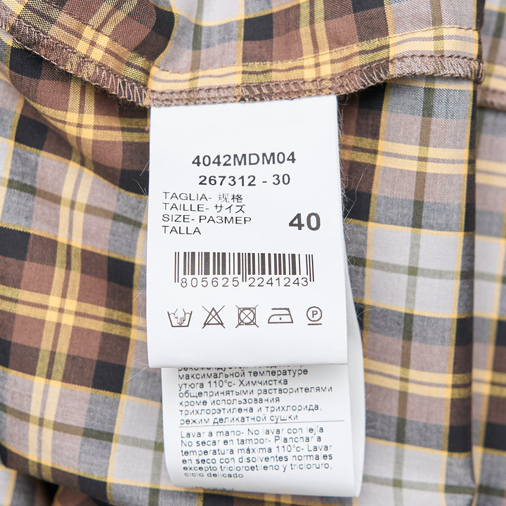 MSGM Plaid Blouse – Available at Club 21, Official Retailer in Singapore, Malaysia & Thailand with Global Shipping Online