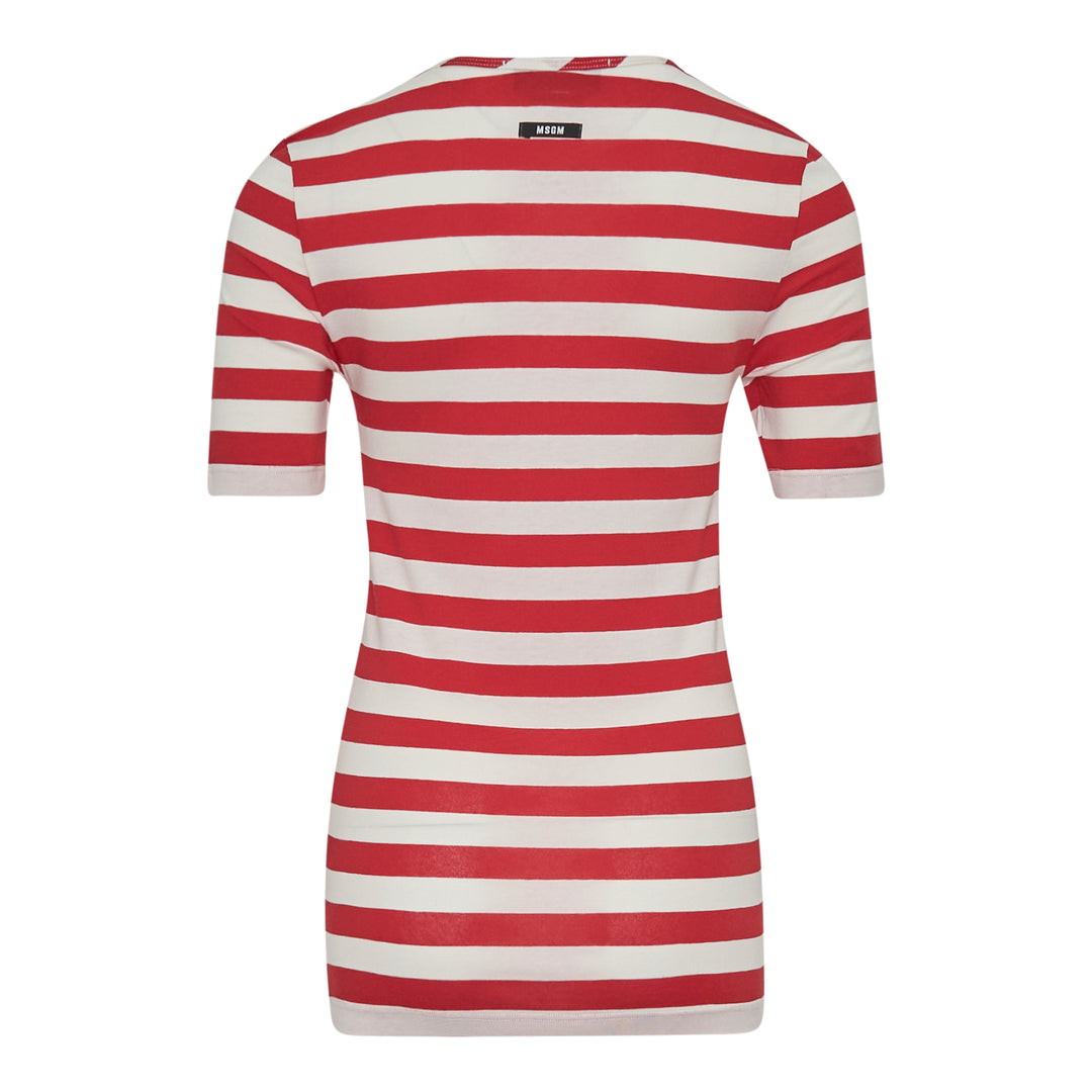 MSGM Striped T-Shirt – Available at Club 21, Official Retailer in Singapore, Malaysia & Thailand with Global Shipping Online
