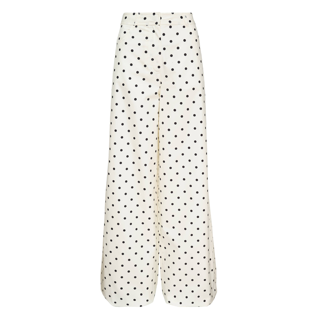 Polka Dot Wide Leg Pants