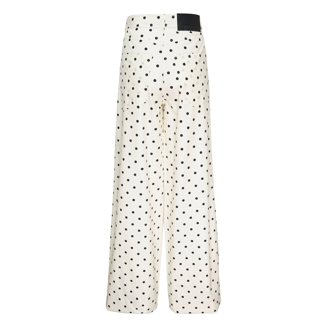 Polka Dot Wide Leg Pants