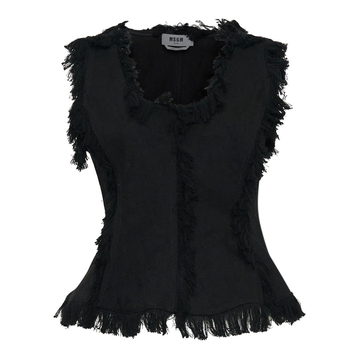MSGM Fringe Detail Top – Available at Club 21, Official Retailer in Singapore, Malaysia & Thailand with Global Shipping Online