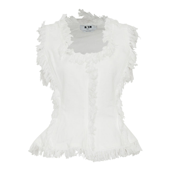 MSGM Fringe Detail Top – Available at Club 21, Official Retailer in Singapore, Malaysia & Thailand with Global Shipping Online