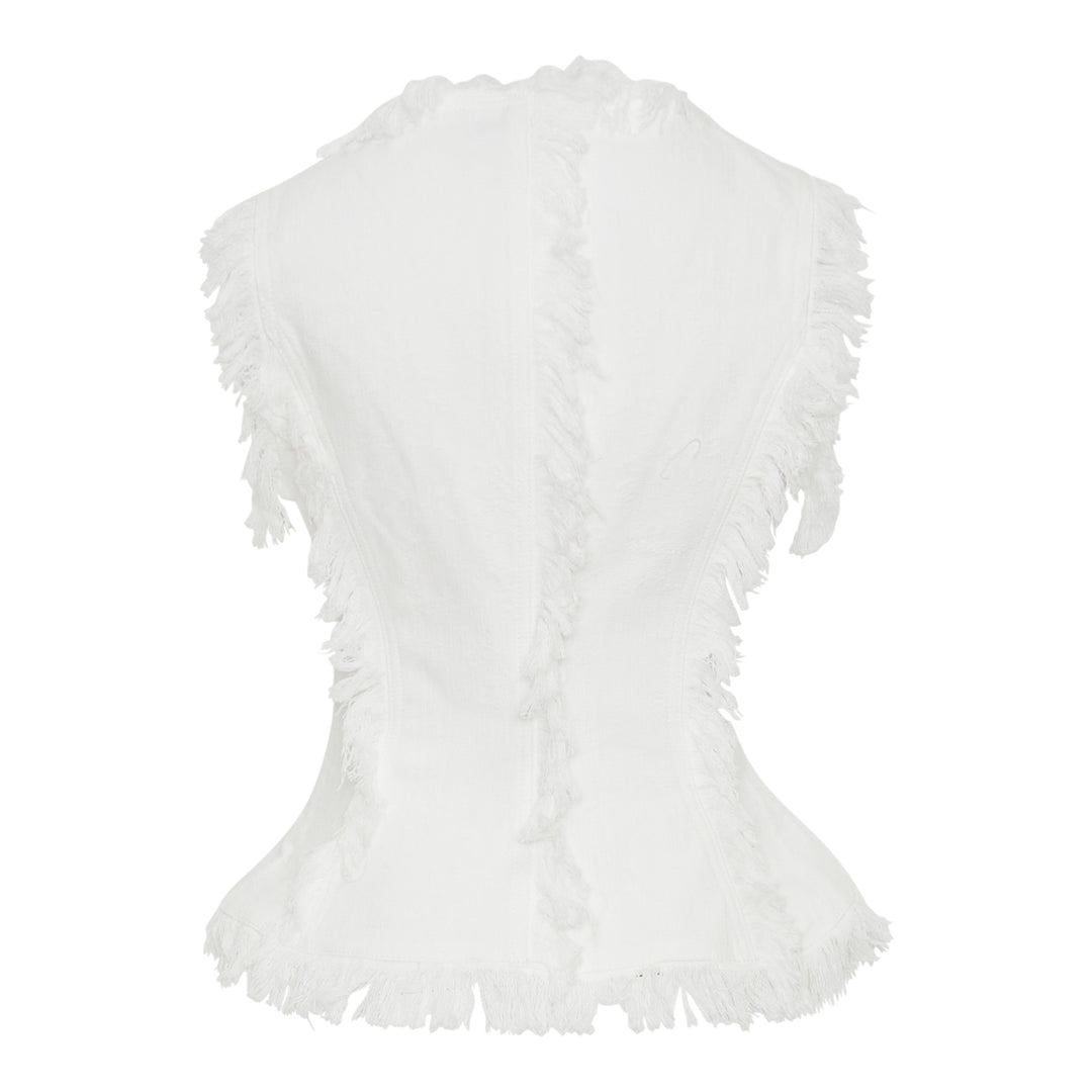 MSGM Fringe Detail Top – Available at Club 21, Official Retailer in Singapore, Malaysia & Thailand with Global Shipping Online