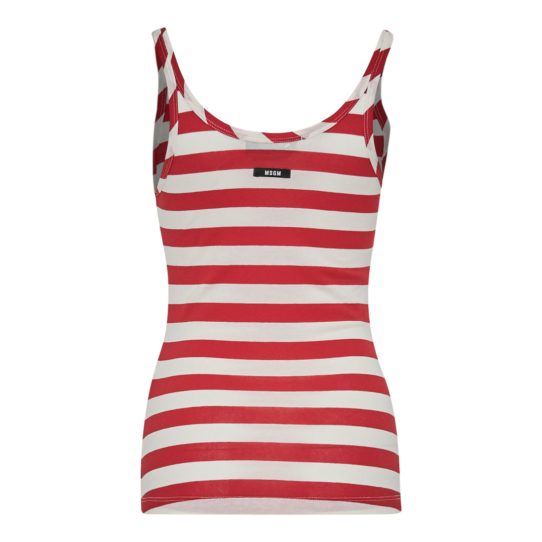 MSGM Striped Tank Top – Available at Club 21, Official Retailer in Singapore, Malaysia & Thailand with Global Shipping Online