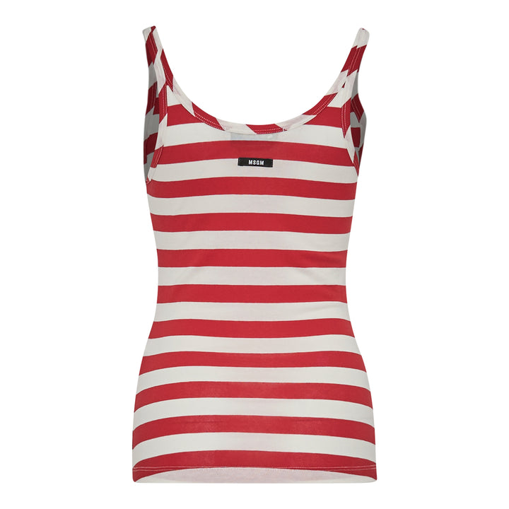 MSGM Striped Tank Top – Available at Club 21, Official Retailer in Singapore, Malaysia & Thailand with Global Shipping Online