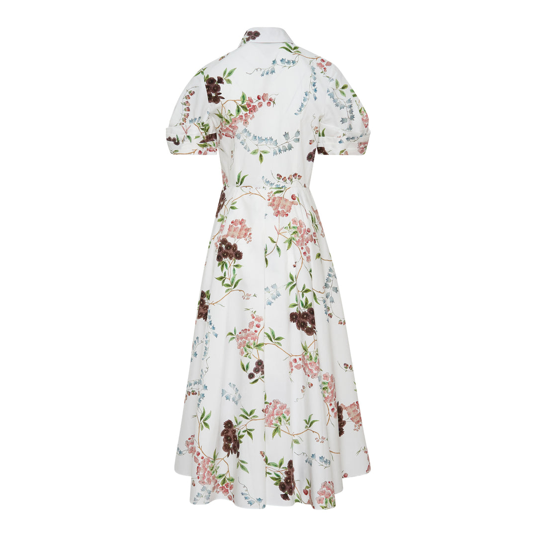 Erdem Floral Print Cotton Midi Shirt – Available at Club 21, Official Retailer in Singapore, Malaysia & Thailand with Global Shipping Online