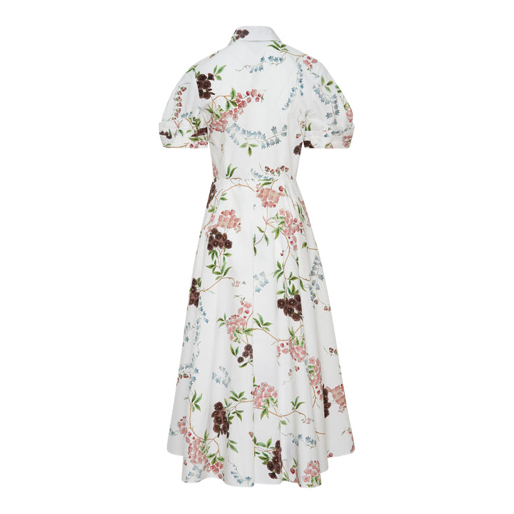 Erdem Floral Print Cotton Midi Shirt – Available at Club 21, Official Retailer in Singapore, Malaysia & Thailand with Global Shipping Online
