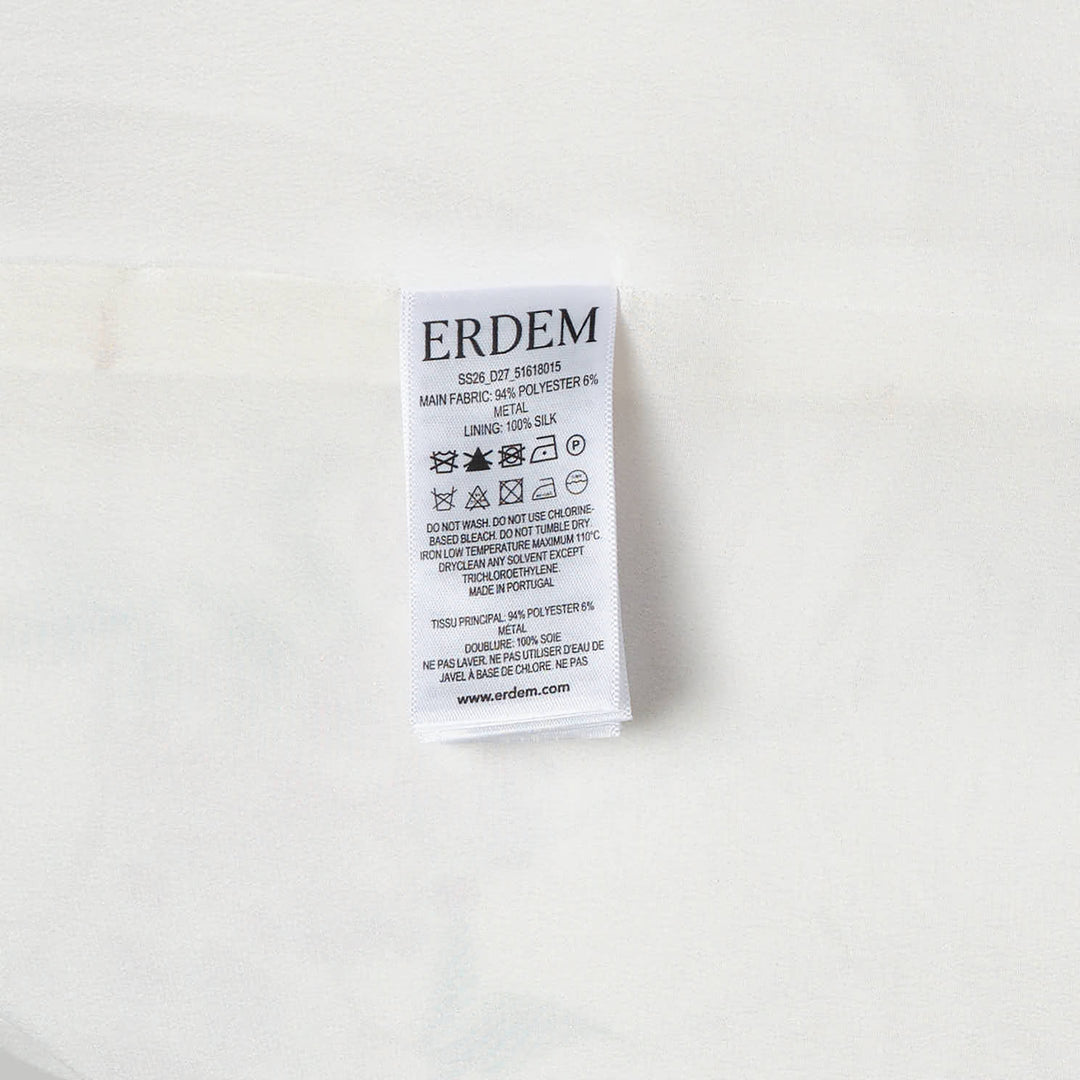 Erdem Floral Print Textured Satin Midi Dress – Available at Club 21, Official Retailer in Singapore, Malaysia & Thailand with Global Shipping Online