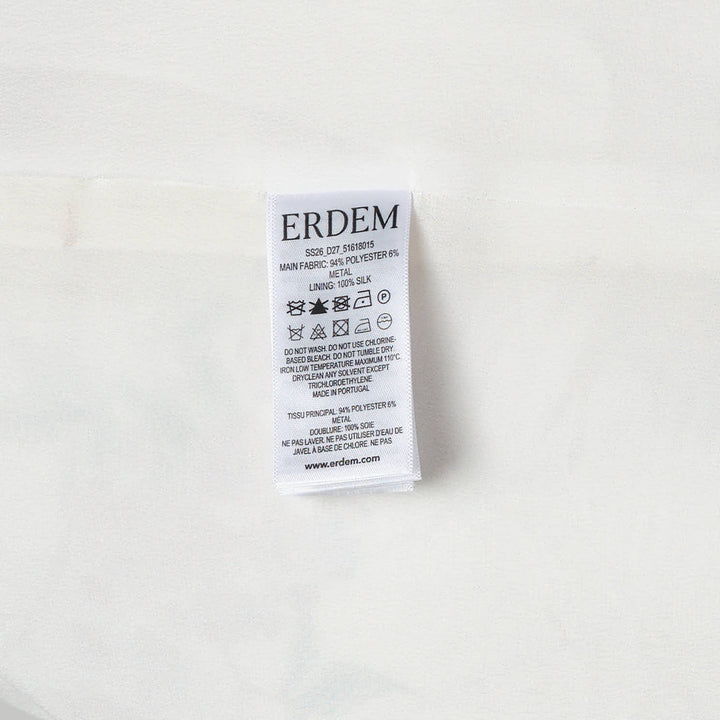 Erdem Floral Print Textured Satin Midi Dress – Available at Club 21, Official Retailer in Singapore, Malaysia & Thailand with Global Shipping Online