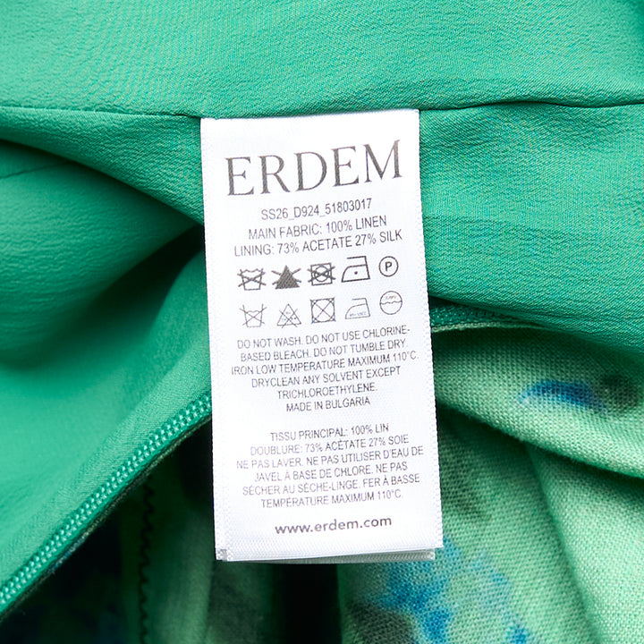 Erdem Floral Print Linen Pencil Midi Dress – Available at Club 21, Official Retailer in Singapore, Malaysia & Thailand with Global Shipping Online