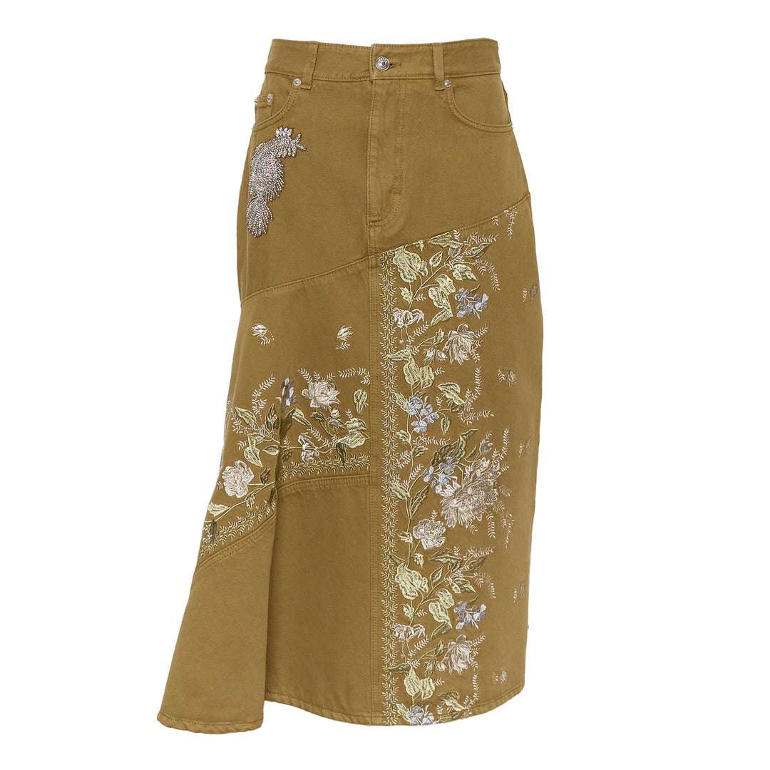 Erdem Embroidered Midi Skirt – Available at Club 21, Official Retailer in Singapore, Malaysia & Thailand with Global Shipping Online