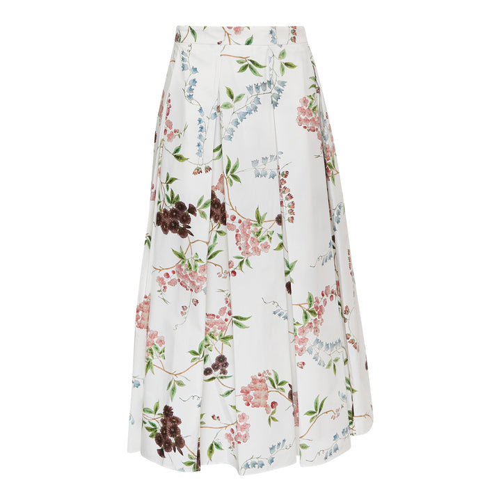 Erdem Floral Print Cotton Midi Skirt – Available at Club 21, Official Retailer in Singapore, Malaysia & Thailand with Global Shipping Online