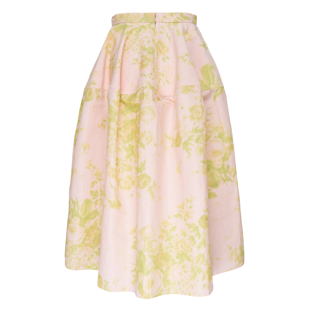 Erdem Floral Print Linen Chine Midi Skirt – Available at Club 21, Official Retailer in Singapore, Malaysia & Thailand with Global Shipping Online