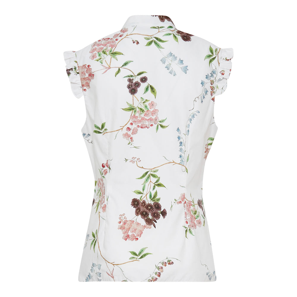Erdem Floral Print Cotton Sleeveless Top – Available at Club 21, Official Retailer in Singapore, Malaysia & Thailand with Global Shipping Online