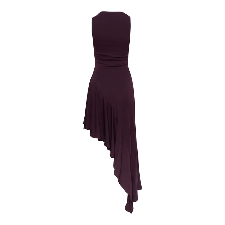 ALAIA Asymmetric Crepe Jersey Dress – Available at Club 21, Official Retailer in Singapore, Malaysia & Thailand with Global Shipping Online