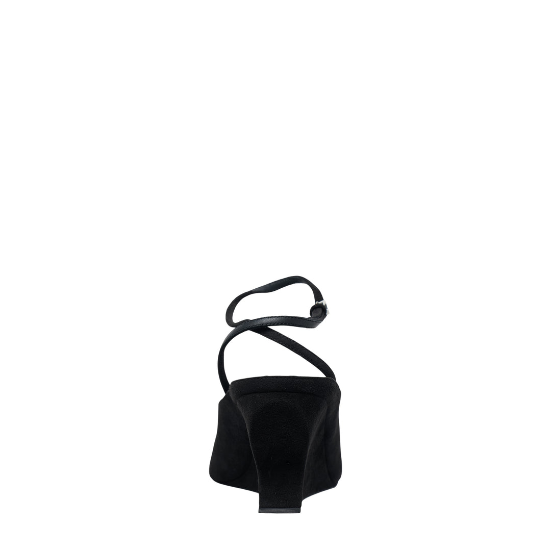 Wave Strap Pumps 60 Suede Goat
