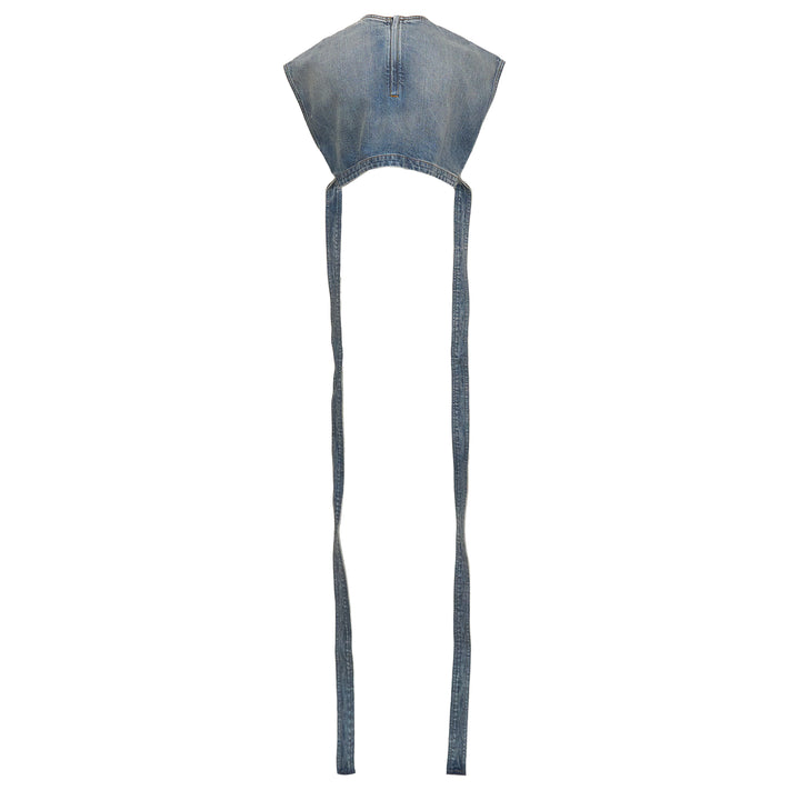 ALAIA Belted Top Japanese Denim – Available at Club 21, Official Retailer in Singapore, Malaysia & Thailand with Global Shipping Online