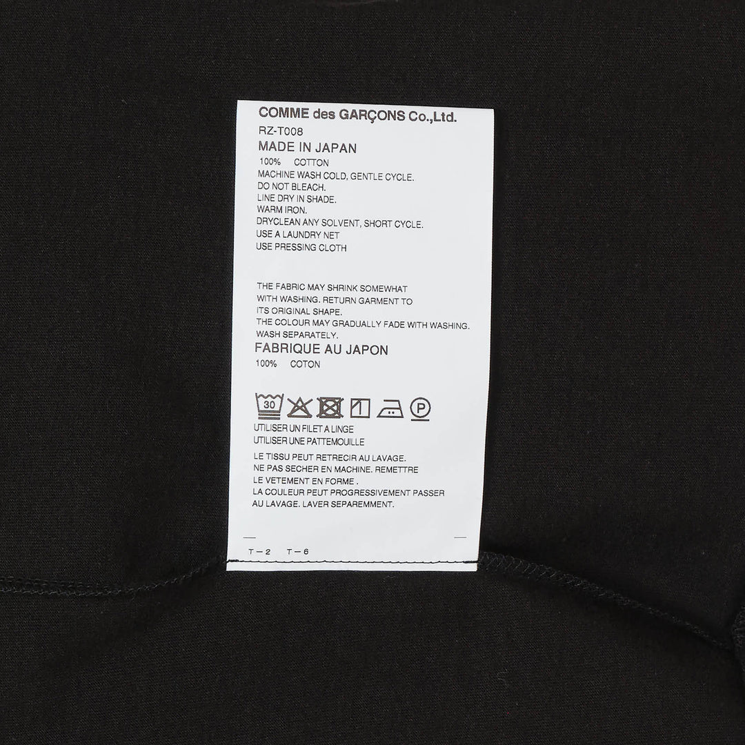 COMME des GARCONS Cotton Jersey Tee – Available at Club 21, Official Retailer in Singapore, Malaysia & Thailand with Global Shipping Online