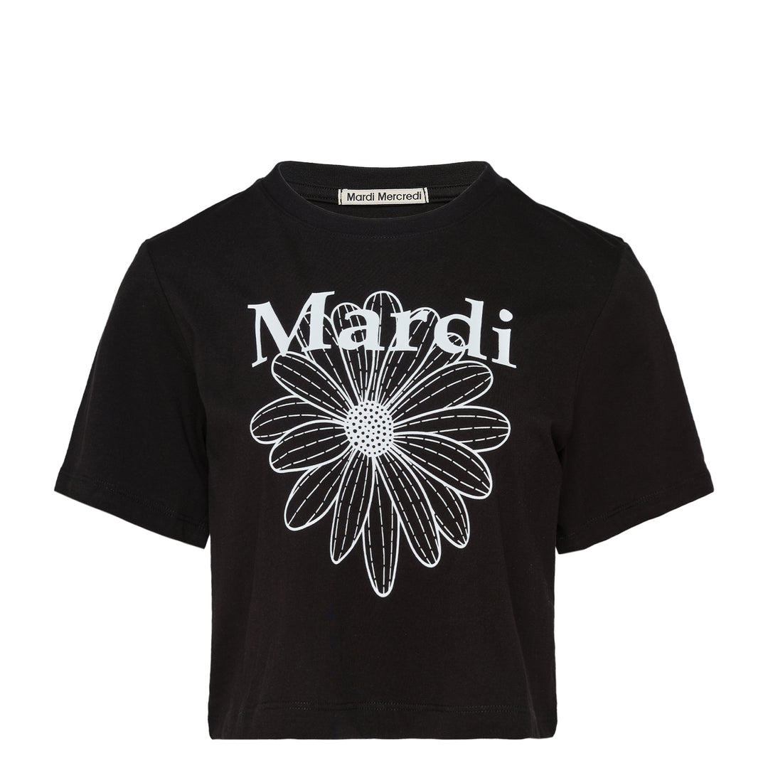 Mardi Mercredi Cropped Basic T-Shirt Flowermardi – Available at Club 21, Official Retailer in Singapore, Malaysia & Thailand with Global Shipping Online