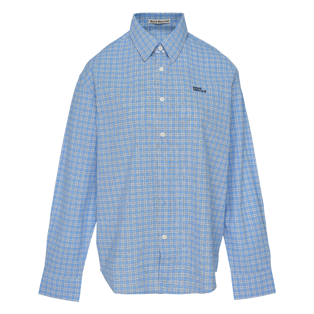 Mardi Mercredi Cotton Shirt Check Logo – Available at Club 21, Official Retailer in Singapore, Malaysia & Thailand with Global Shipping Online