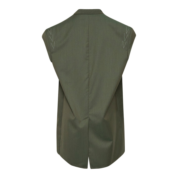 SONIA CARRASCO Deconstructed Sleeveless Blazer – Available at Club 21, Official Retailer in Singapore, Malaysia & Thailand with Global Shipping Online