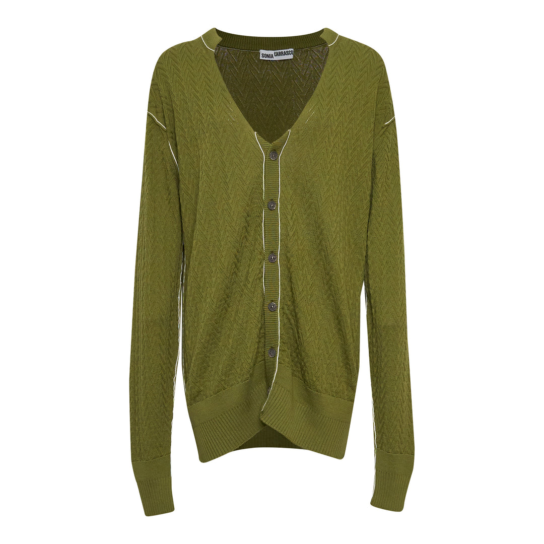 Sonia Carrasco Cut Collar Knit Cardigan – Available at Club 21, Official Retailer in Singapore, Malaysia & Thailand with Global Shipping Online