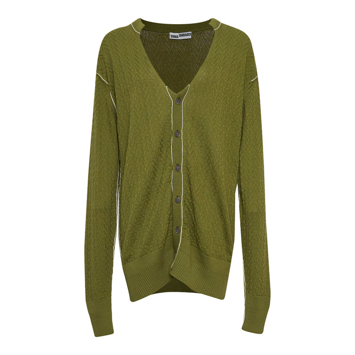 Sonia Carrasco Cut Collar Knit Cardigan – Available at Club 21, Official Retailer in Singapore, Malaysia & Thailand with Global Shipping Online