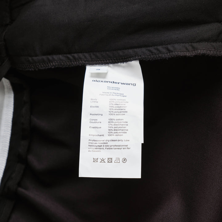 Mid-Rise Mini Logo Elastic Skirt