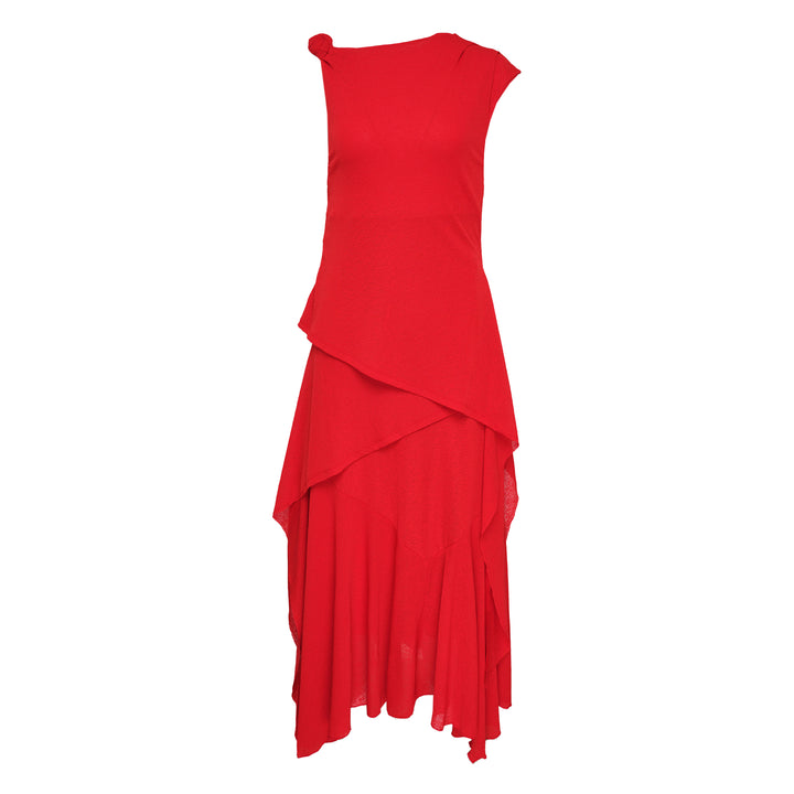 GANNI Marl Mesh Draped Knot Detail Dress – Available at Club 21, Official Retailer in Singapore, Malaysia & Thailand with Global Shipping Online