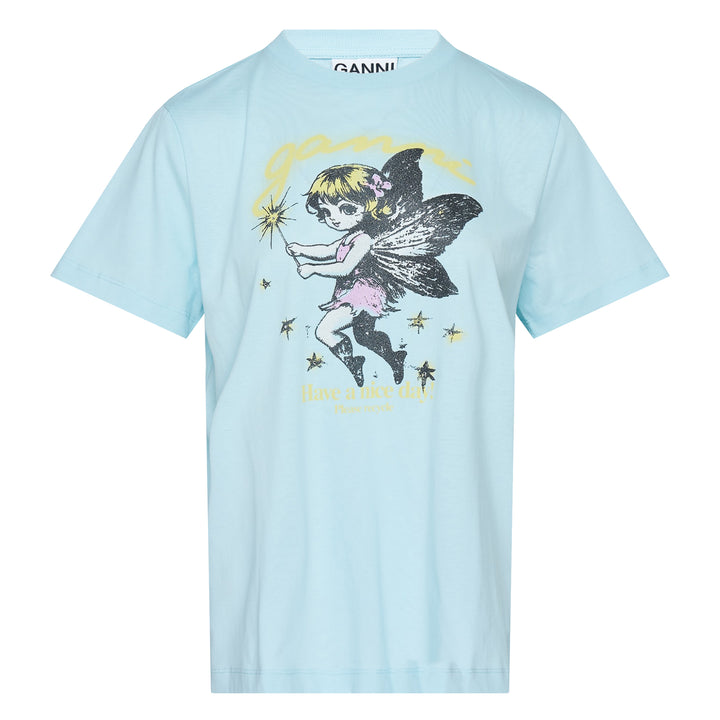 GANNI Basic Cotton Jersey Fairy T-Shirt – Available at Club 21, Official Retailer in Singapore, Malaysia & Thailand with Global Shipping Online