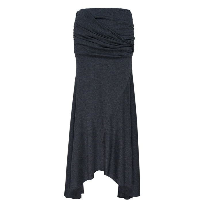 GANNI Modal Jersey Draped Long Skirt – Available at Club 21, Official Retailer in Singapore, Malaysia & Thailand with Global Shipping Online