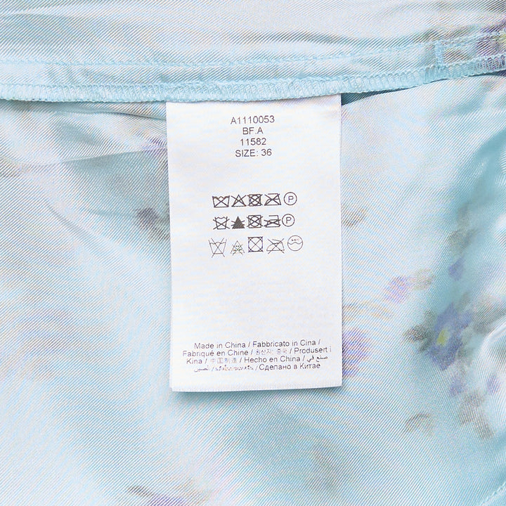 GANNI Printed Silk Twill Elasticated Shorts – Available at Club 21, Official Retailer in Singapore, Malaysia & Thailand with Global Shipping Online