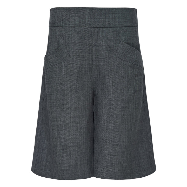 GANNI Wool Melange Suiting Low Waist Shorts – Available at Club 21, Official Retailer in Singapore, Malaysia & Thailand with Global Shipping Online