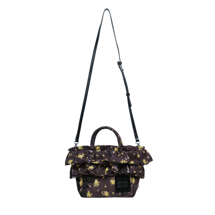 GANNI Mini Shopper Ruffle Print – Available at Club 21, Official Retailer in Singapore, Malaysia & Thailand with Global Shipping Online
