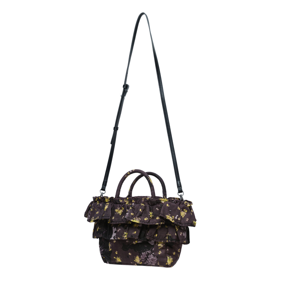 GANNI Mini Shopper Ruffle Print – Available at Club 21, Official Retailer in Singapore, Malaysia & Thailand with Global Shipping Online