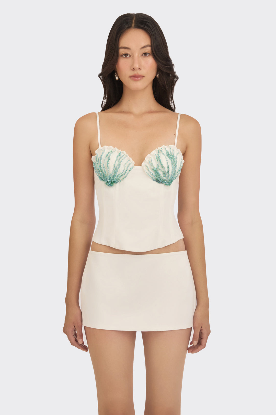 Stolen Stores Embroidered Shell Bustier – Available at Club 21, Official Retailer in Singapore, Malaysia & Thailand with Global Shipping Online