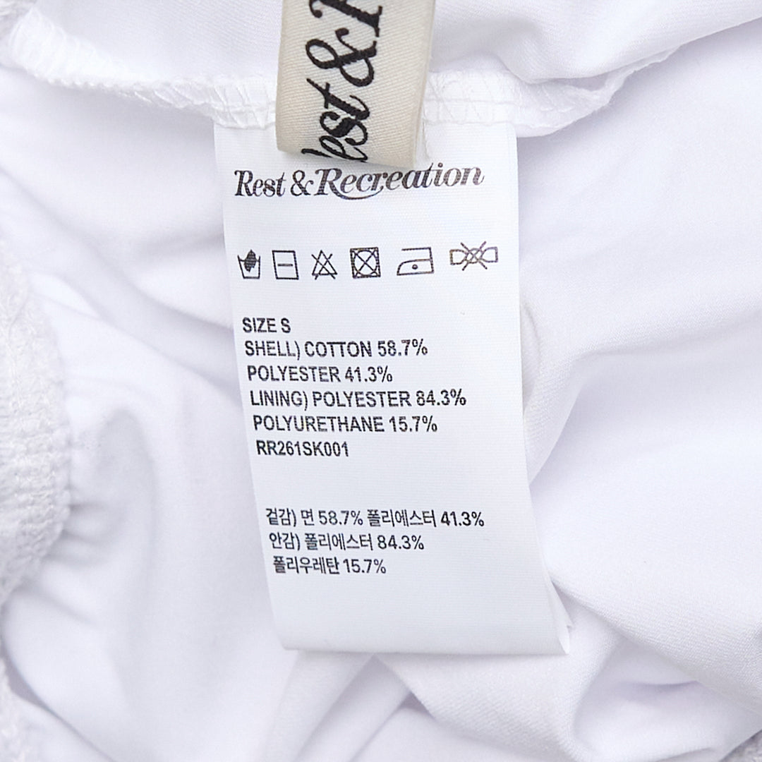 Rest&Recreation Sweat Mini Skort – Available at Club 21, Official Retailer in Singapore, Malaysia & Thailand with Global Shipping Online