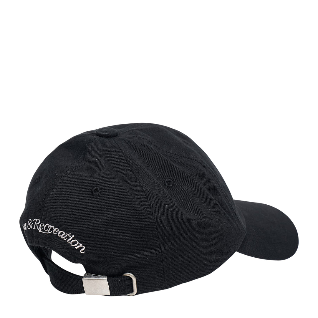 Raw-Edge Logo Cap