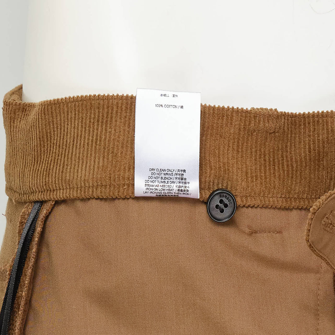 Two-Tuck Corduroy Shorts