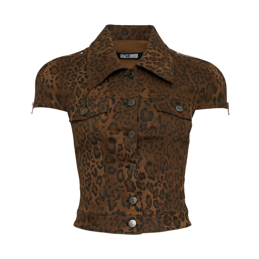 Grace Elwood Leopard Cape Jacket – Available at Club 21, Official Retailer in Singapore, Malaysia & Thailand with Global Shipping Online