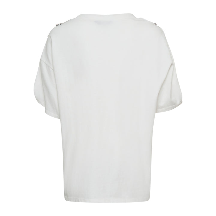 Grace Elwood Key Printed Turned-Up Sleeve Tee – Available at Club 21, Official Retailer in Singapore, Malaysia & Thailand with Global Shipping Online