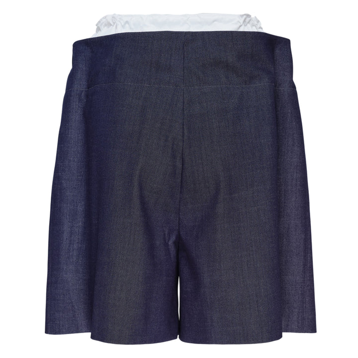 Navy Drawstring Waist Shorts