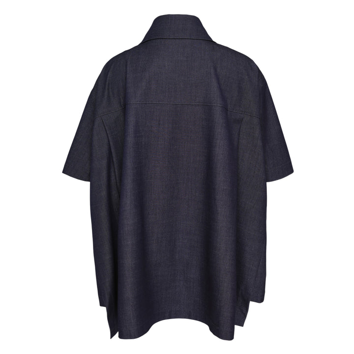 Navy Denim Blouson