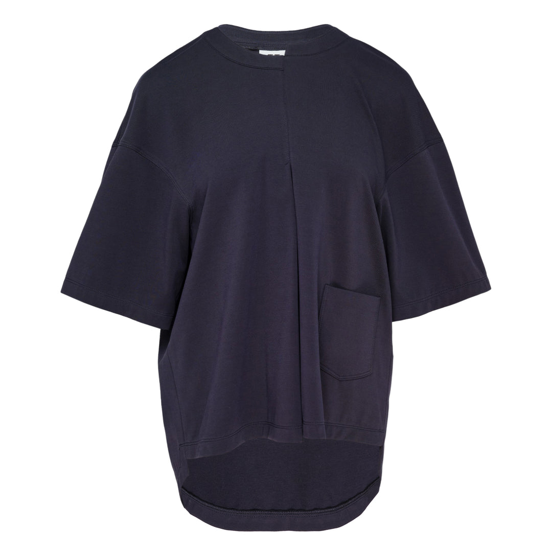Navy Jersey Single Pocket Tee