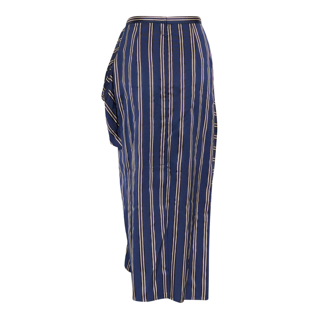 Biyan Stripe Cotton Silk Drape Skirt – Available at Club 21, Official Retailer in Singapore, Malaysia & Thailand with Global Shipping Online
